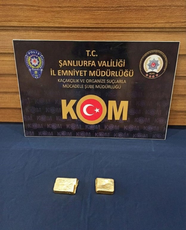 1 kilogram gümrük kaçağı altın ele geçirildi