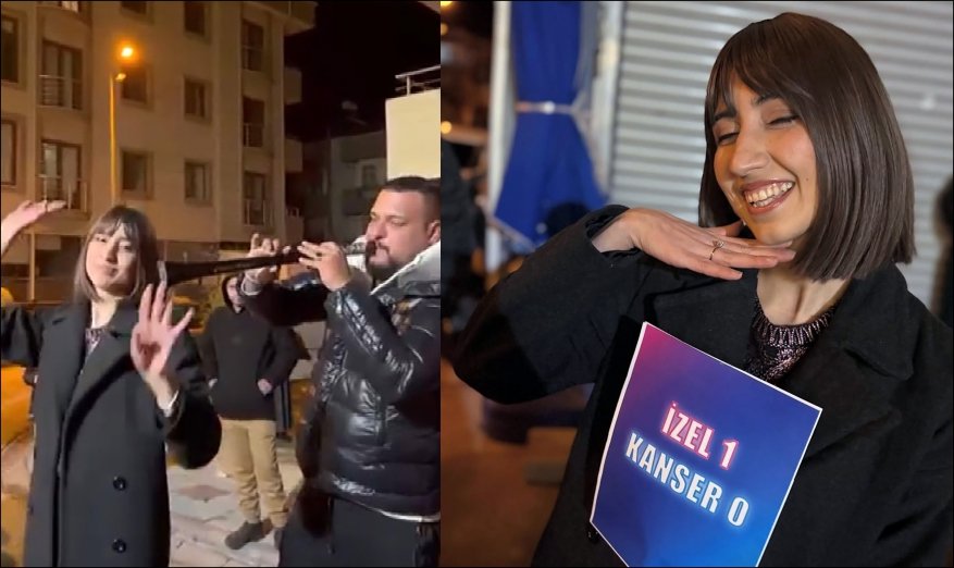 Kanseri yendi, davul-zurna ile kutladı