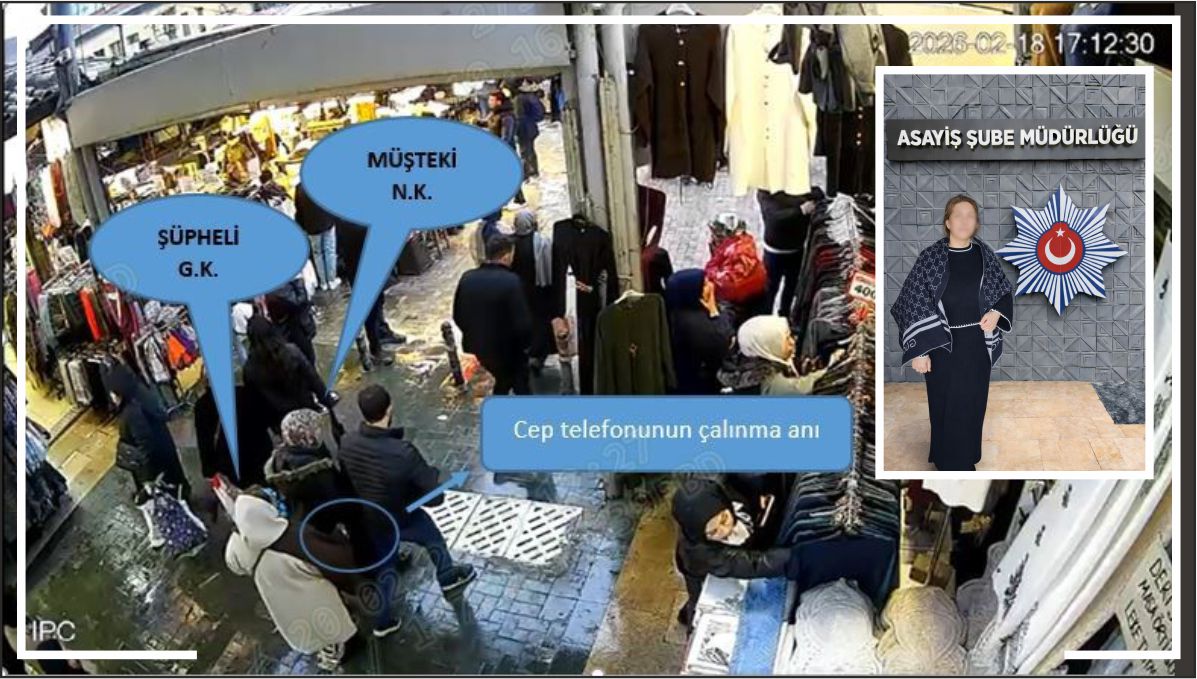 Yankesicinin el çabukluğu izleyenleri şoke etti