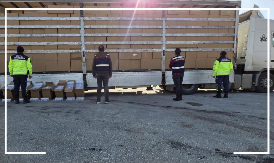 35 milyon lira değerinde kaçak sigara ele geçirildi: 3 tutuklama