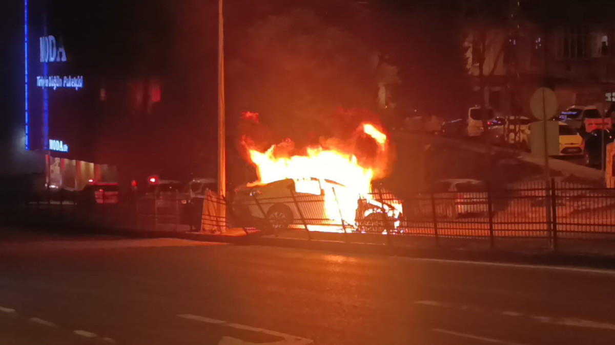 Yanan arabayla kaçmaya çalıştılar