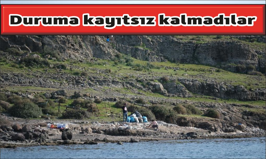 Tilkişen otu toplamaya gittiler, koyu temizlediler