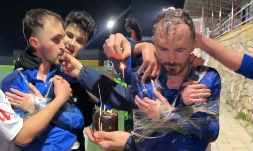 Koli bandıyla bağlayıp sirkeyle yıkadılar