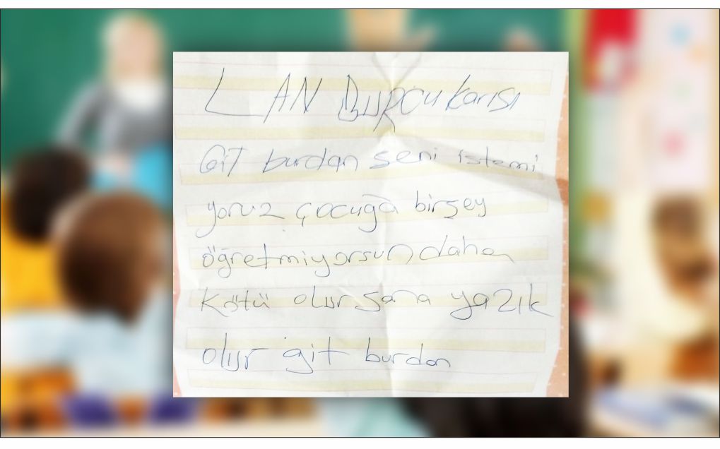 Öğretmene tehdit:1 tutuklama