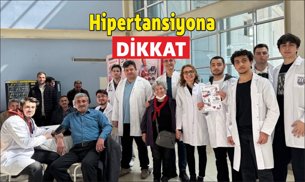 Tıp Fakültesi öğrencilerinden hipertansiyon farkındalığı etkinliği