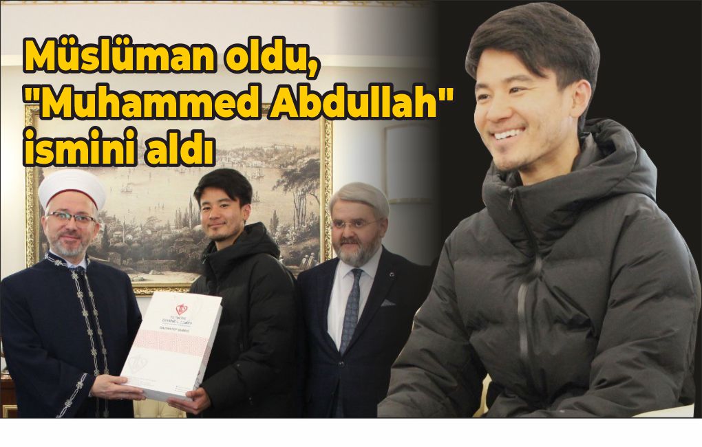 Japon gezgin Gaziantep'te müslüman oldu