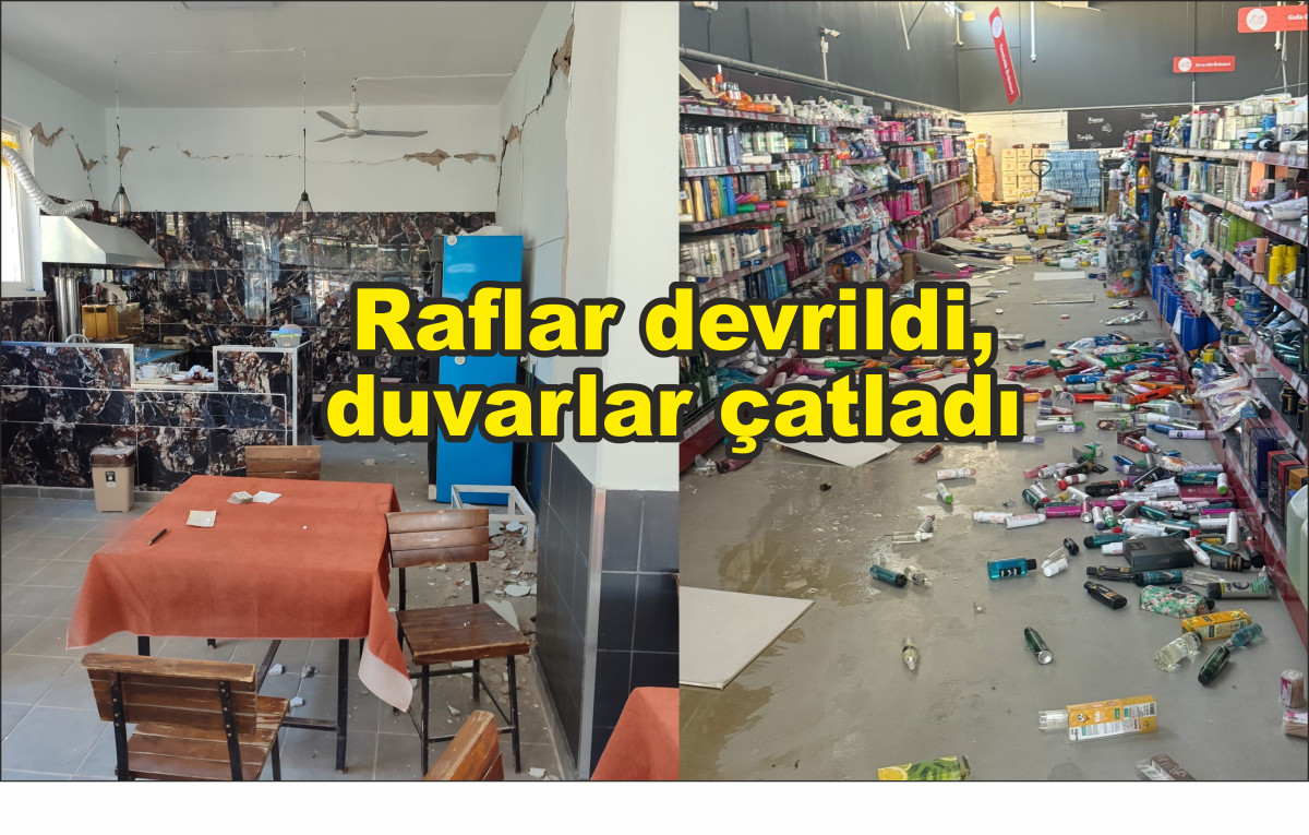 5.1’lik Deprem: İşletmelerde hasar oluştu