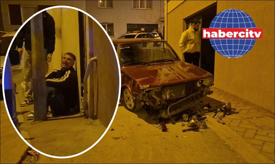 Sevgilisinden ayrılan genç sokak ortasında aracını parçaladı