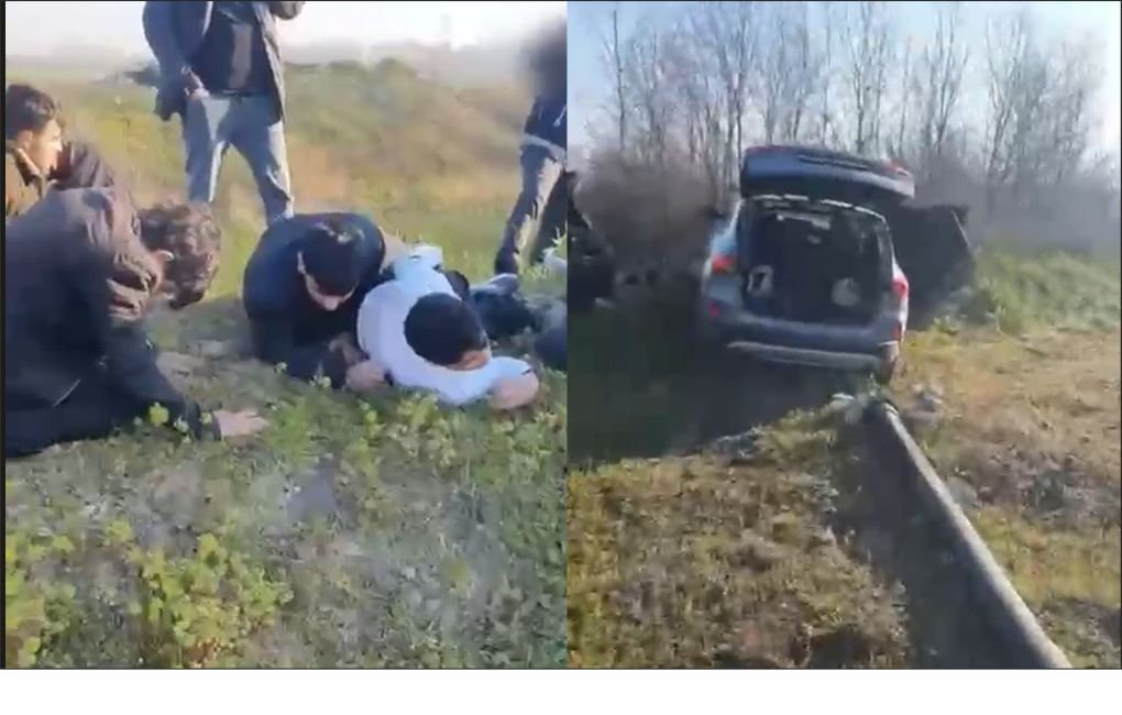 Otoyolda dur ihtarına uymayan araçtan kaçak göçmen çıktı