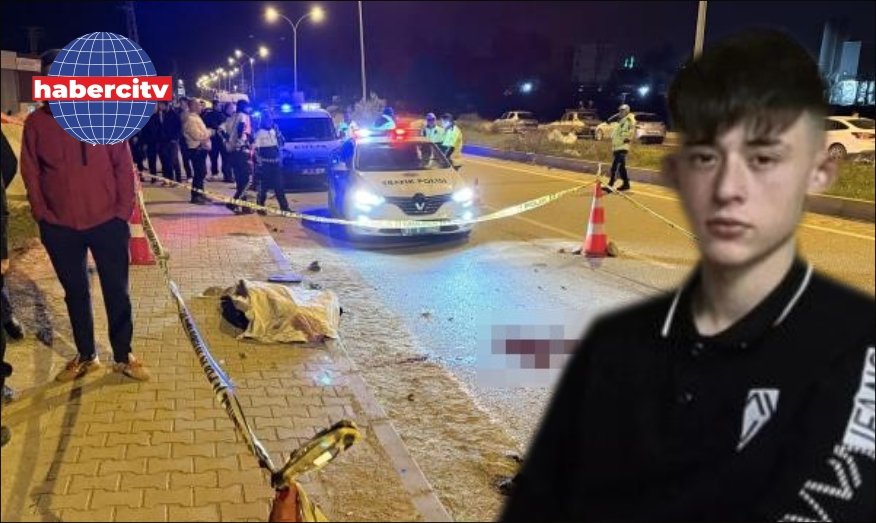 Belediye obüsüyle çarpışan motosiklet sürücüsü genç öldü