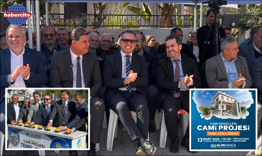 Fethiye cami mahallesi Camii’nin temeli törenle atıldı