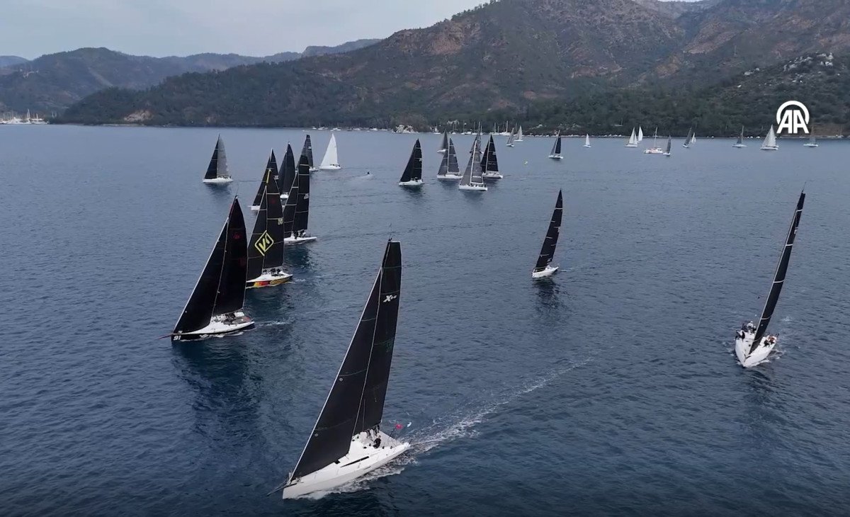 Marmaris MIYC Kış Trofesi Yat Yarışları'nın 4. ayağı başladı