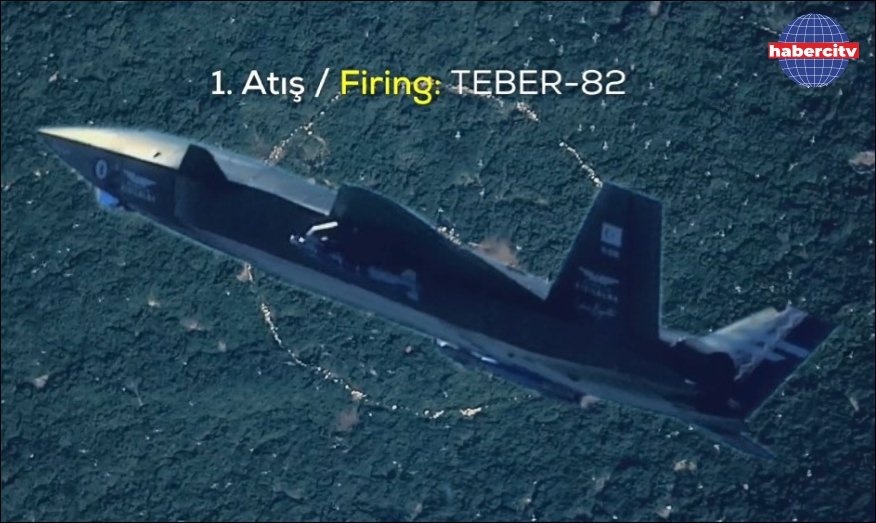  Bayraktar KIZILELMA LGK-82 ve TEBER-82 mühimmatlarıyla hedefi tam isabetle vurd