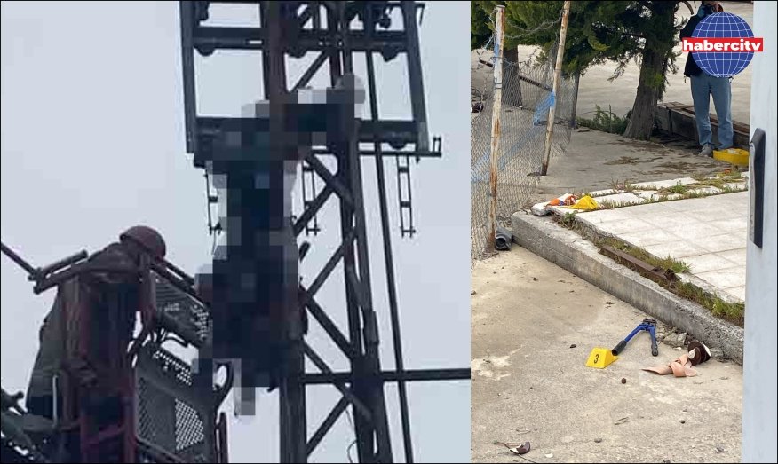 Hırsızlık için çıktığı elektrik direği sonu oldu