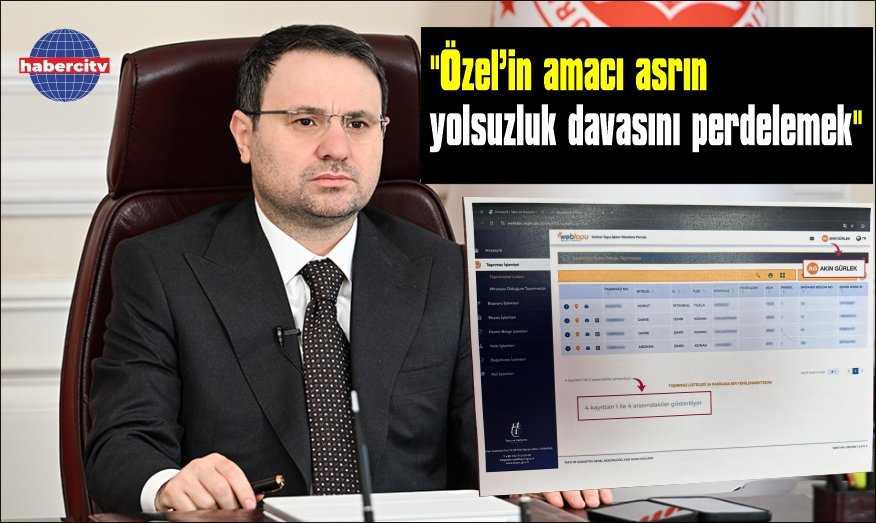 Bakan Gürlek’ten Özel’e sert yanıt: 