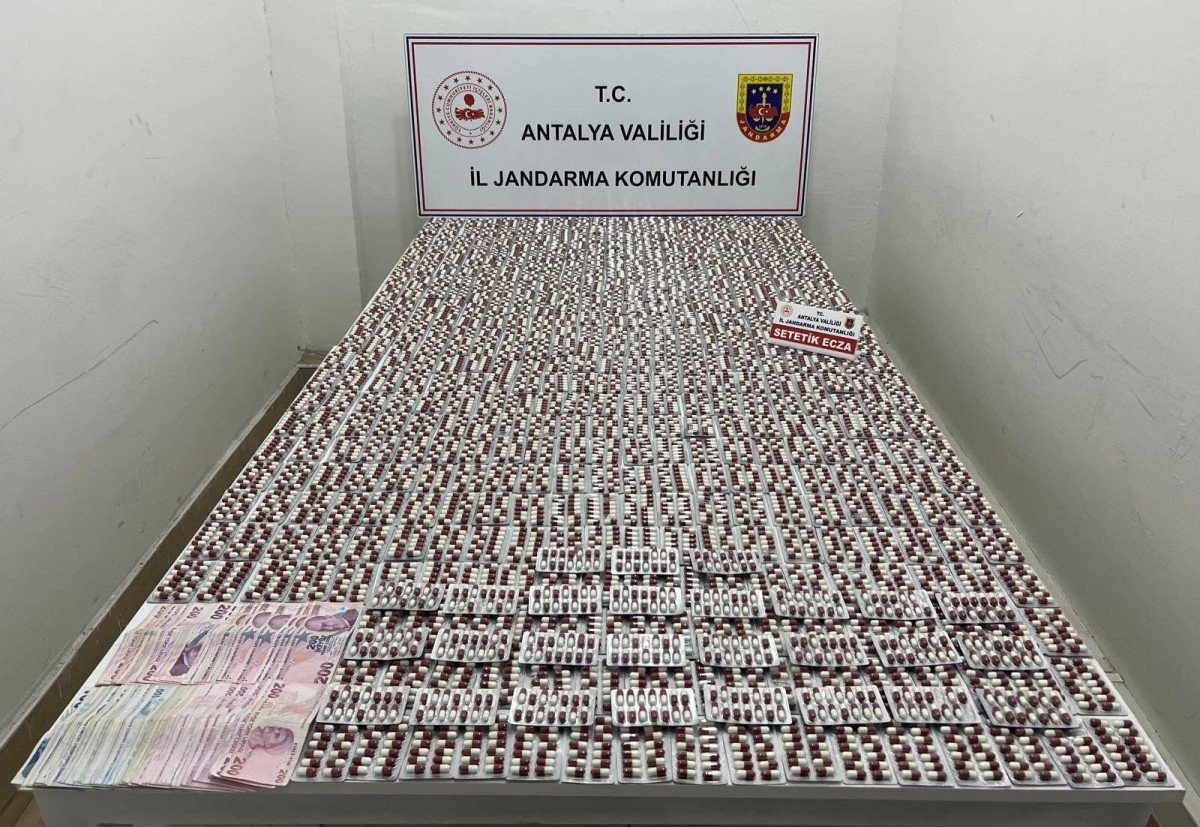 15 bin adet uyuşturucu hap ele geçirildi