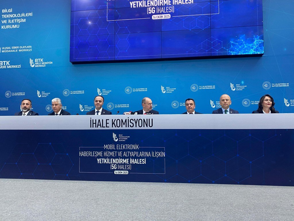 BTK'da 5G yetkilendirme ihalesi başladı