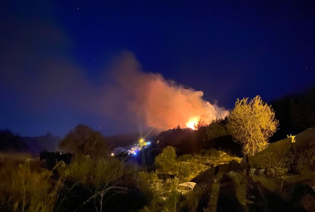 Antalya'da ormanlık alanda yangın çıktı
