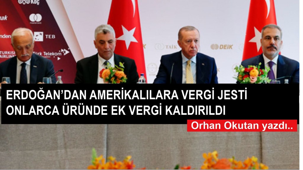 Erdoğan’dan Amerikalılara vergi jesti