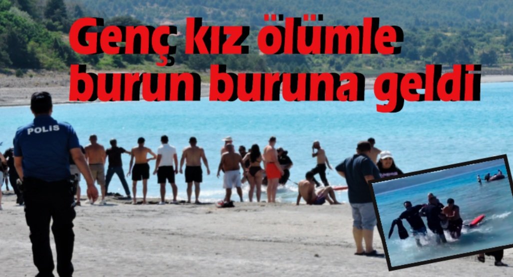 Boğulma tehlikesi geçiren genç kızı AFAD kurtardı