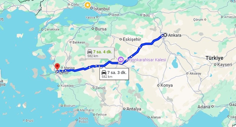 Ankara-İzmir karayolunda ağır vasıta araçların geçişi yasaklandı