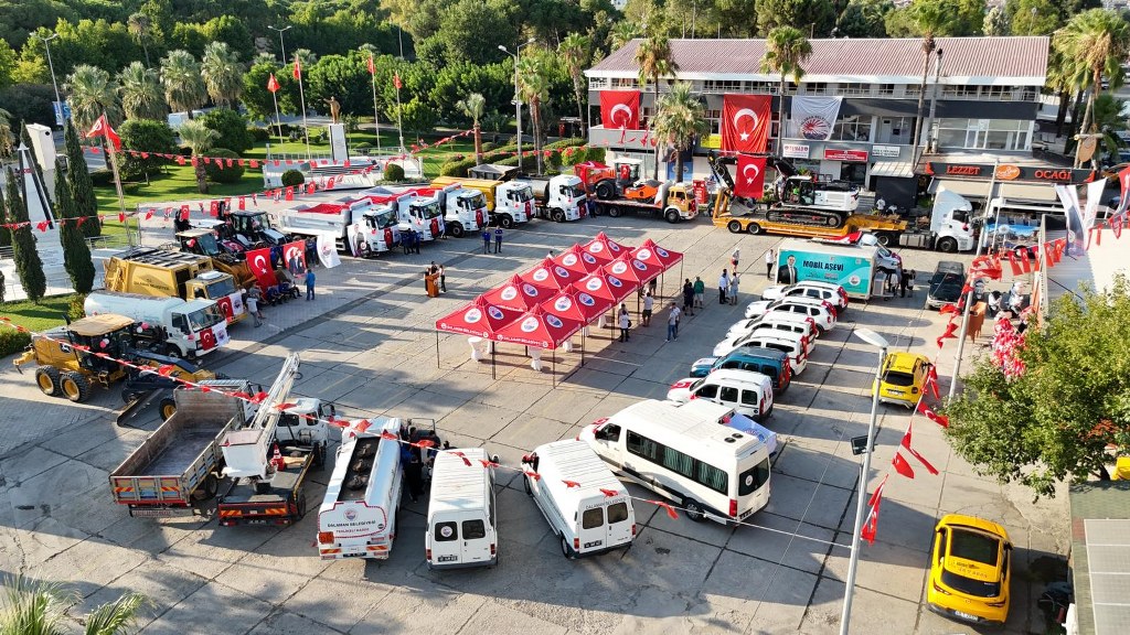 Dalaman Belediyesi araç filosuna 30 yeni araç kattı