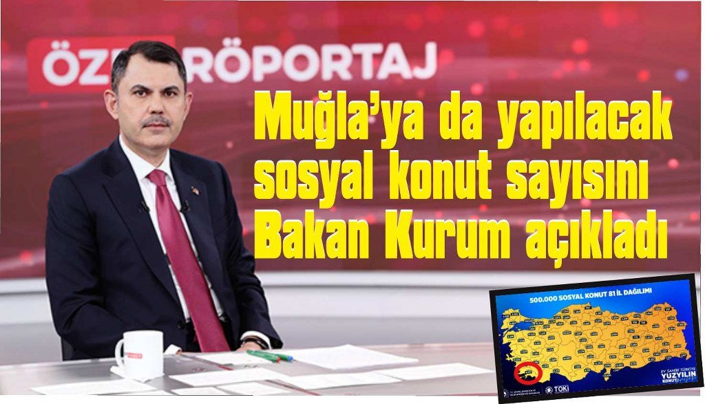 Bakan Kurum: ‘Vatandaşımızı ev sahibi yapacağız’