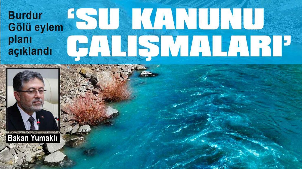 Burdur Gölü eylem planı açıklandı