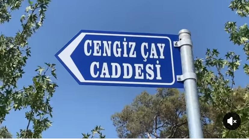 Cengiz Çay’ın ismi Fethiye’de caddeye verildi