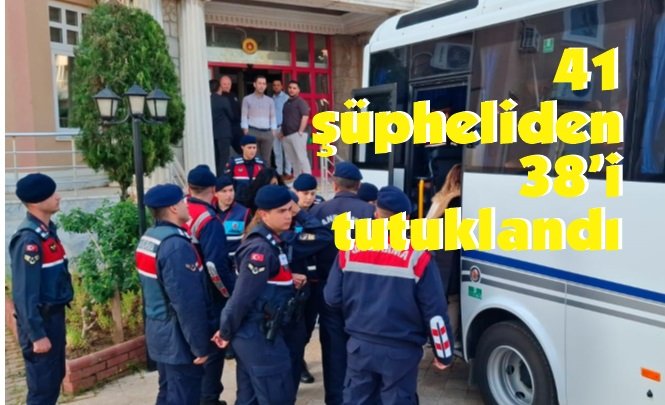 Aydın merkezli 8 ilde dolandırıcılık operasyonu: 38 tutuklama