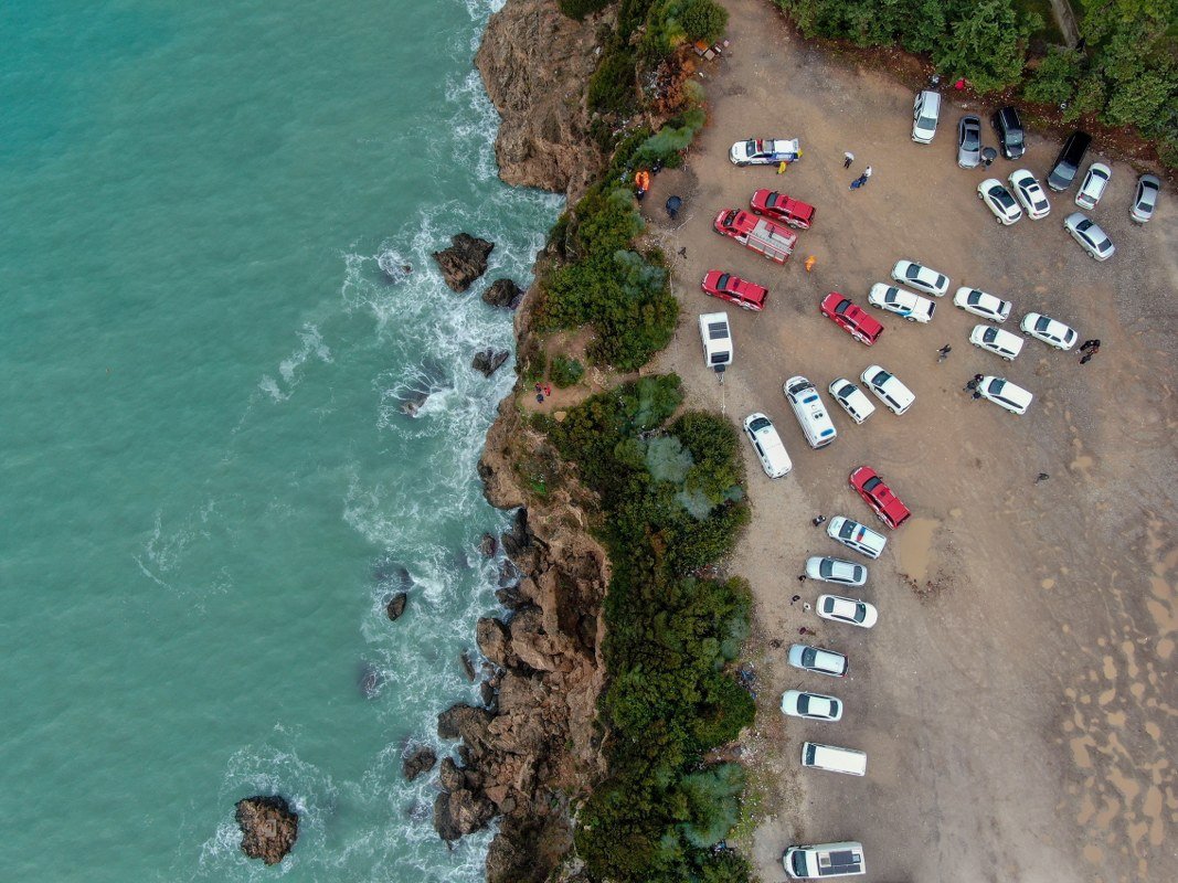 Arama çalışmalarının su altı görüntüleri ortaya çıktı