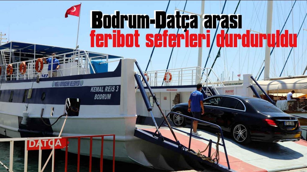 Feribot seferleri fırtına nedeniyle iptal edildi