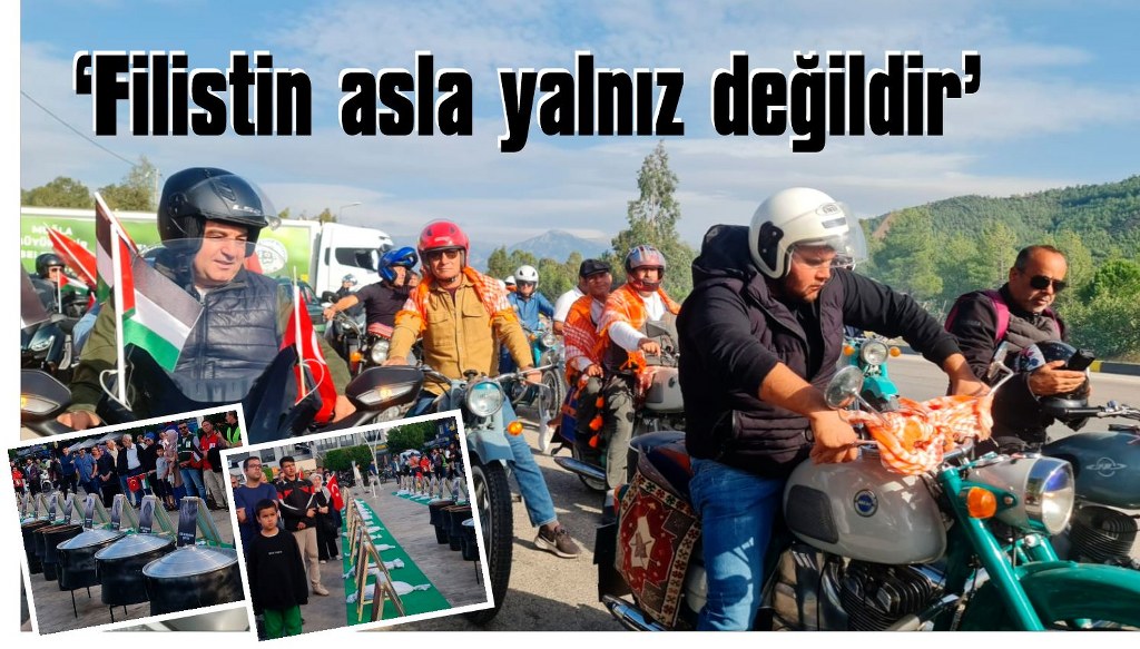 Fethiye'den Filistin'e güçlü ses: ‘Filistin asla yalnız değildir’