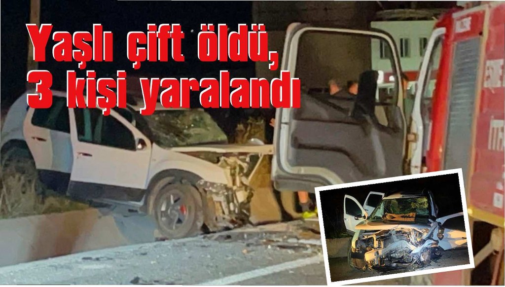 Cip ile otomobil çarpıştı: 2 ölü, 3 yaralı