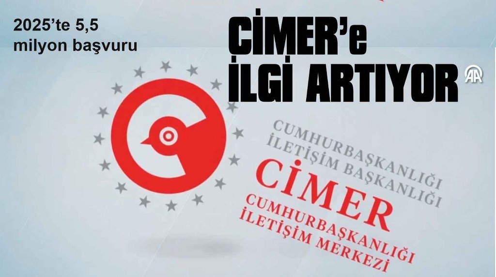 CİMER'e 2025'te 5 milyon 525 bin başvuru yapıldı