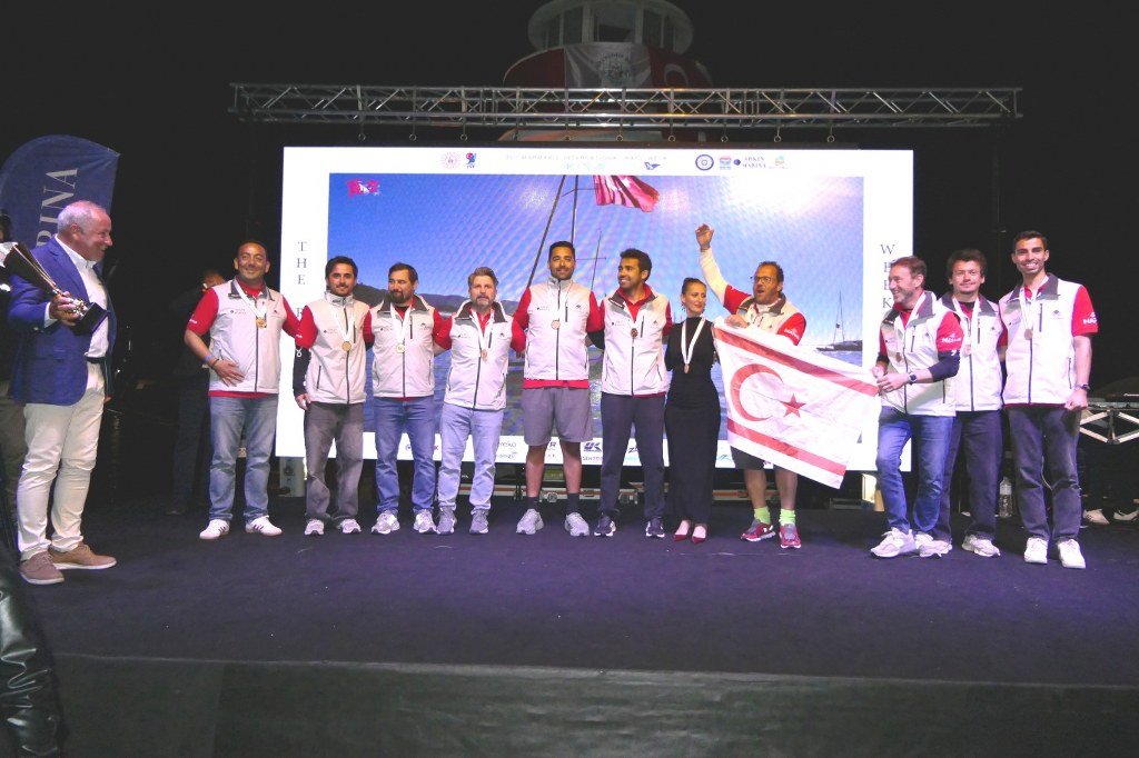 Marmaris’te turizm sezon finalini Kıbrıslı yatçılar yaptı