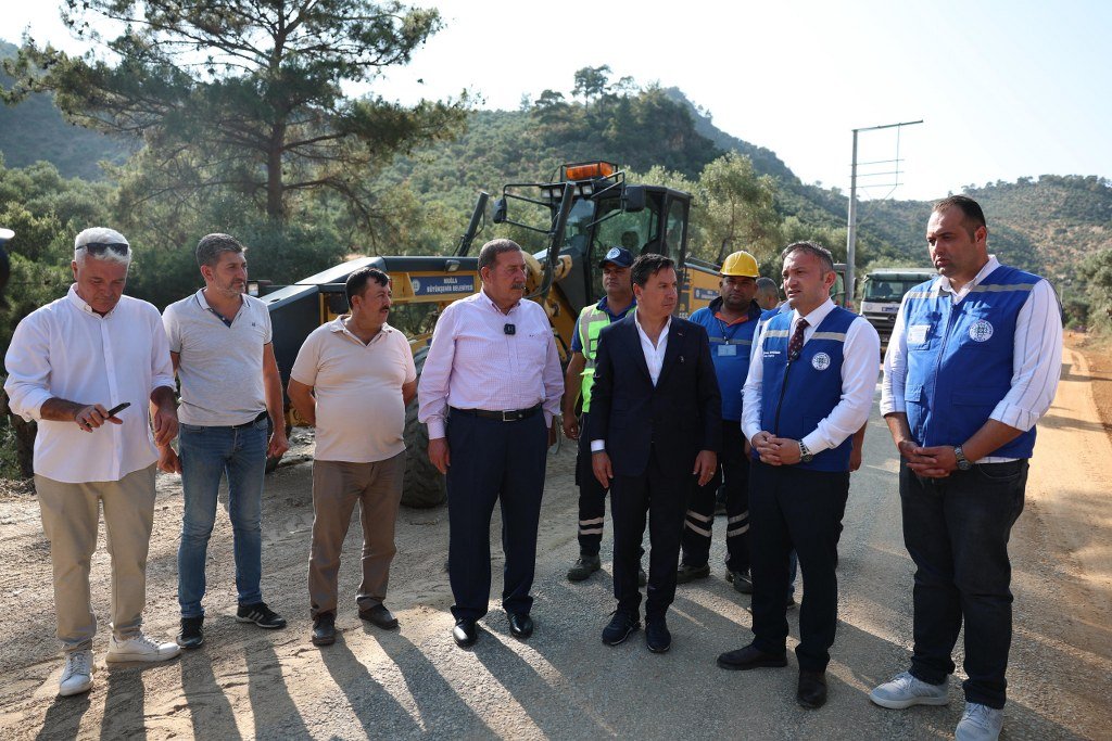 Başkan Aras çalışmaları yerinde inceledi