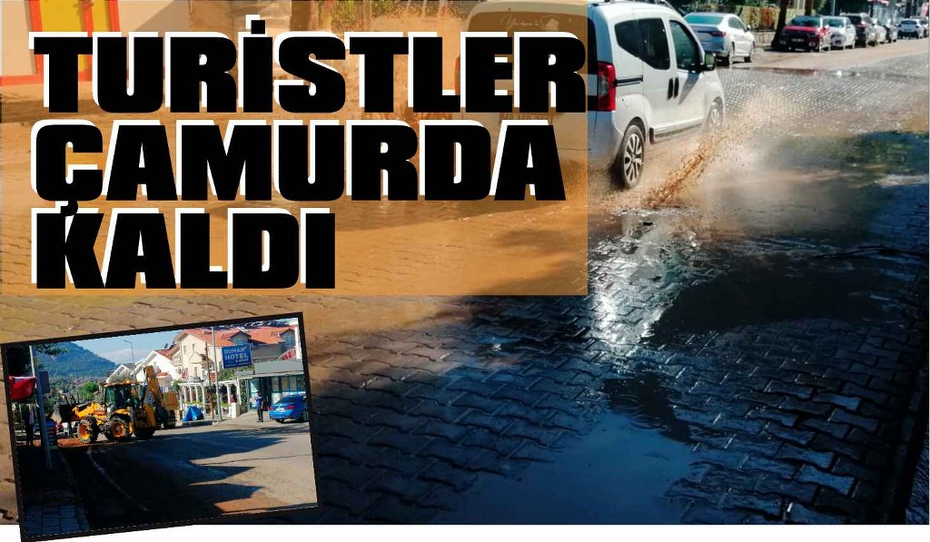 Yağmur ve sel sonrası Ölüdeniz