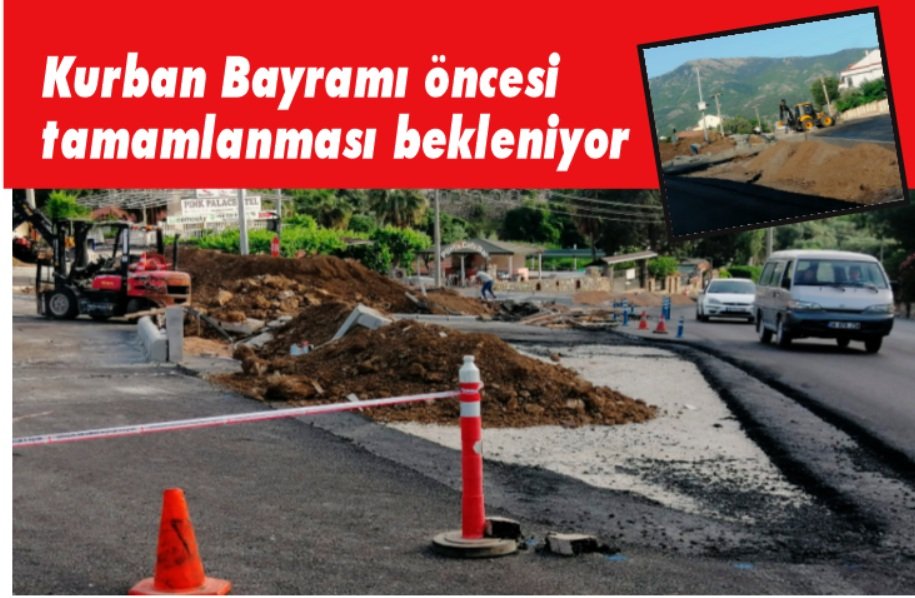 Ölüdeniz Yolu’nda 2. Etap çalışmaları devam ediyor