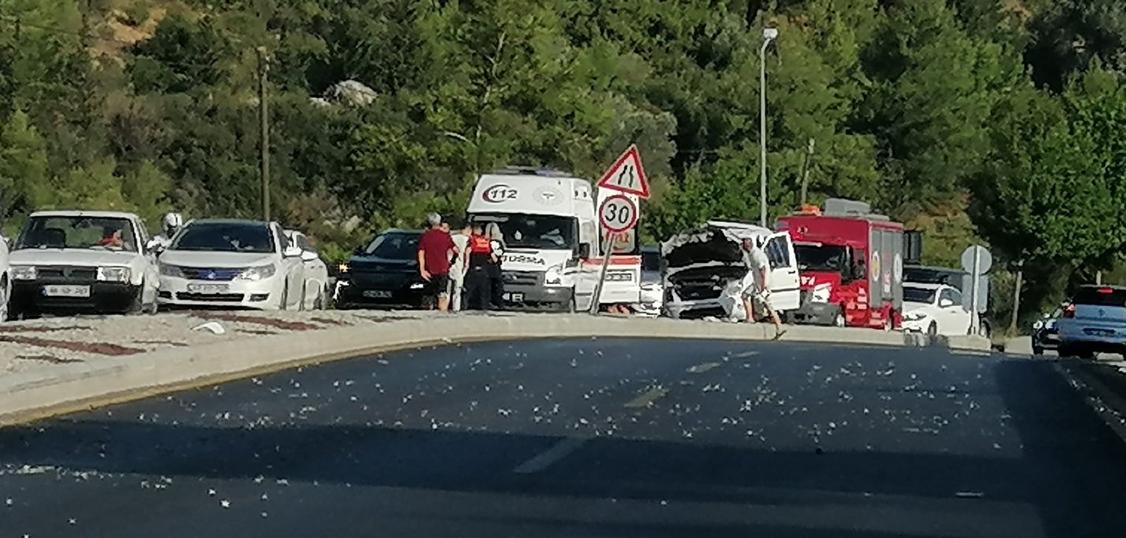 Ölüdeniz Yolu’nda kaza: 1 yaralı