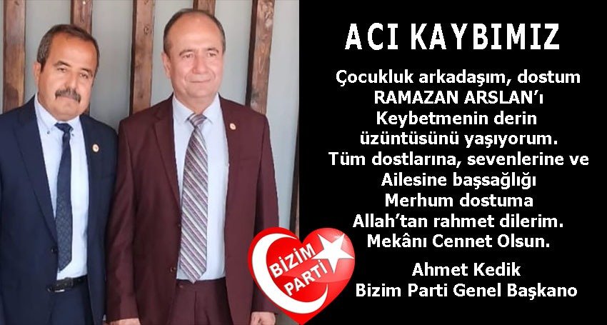 Genel Başkandan Ramazan Arslan için duygulandıran paylaşım