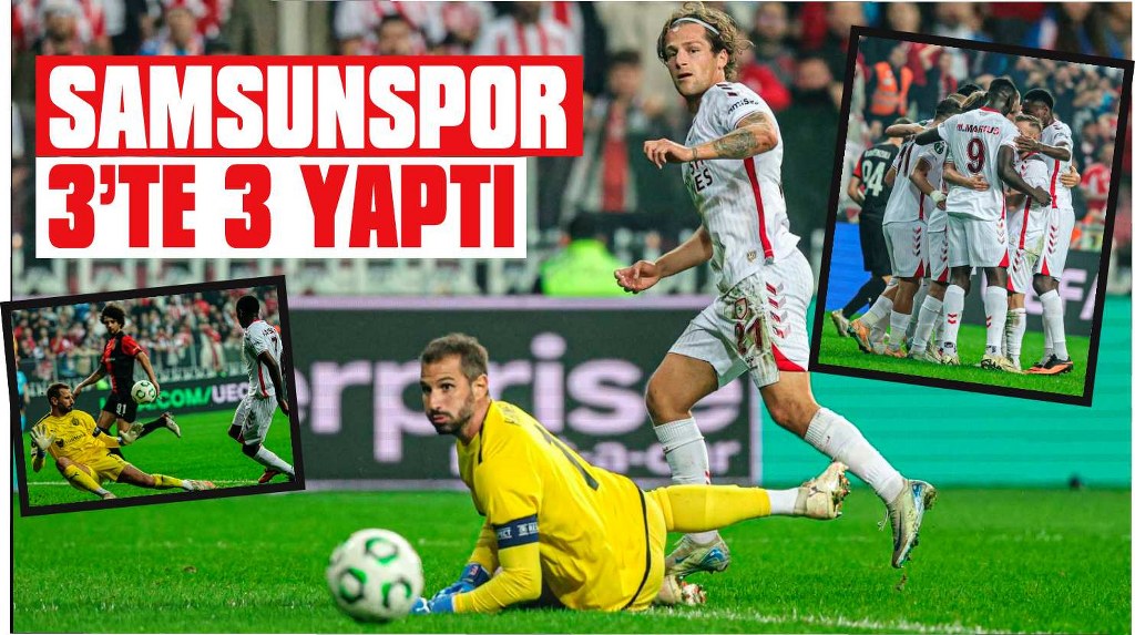 UEFA Konferans Ligi lideri Samsunspor