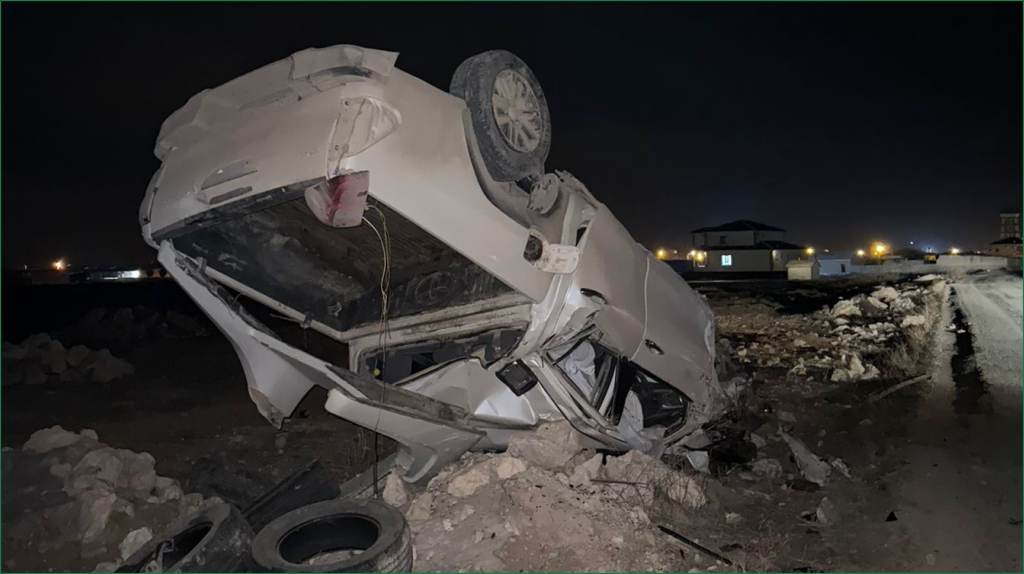 Aksaray’da otomobil takla attı: 3 yaralı