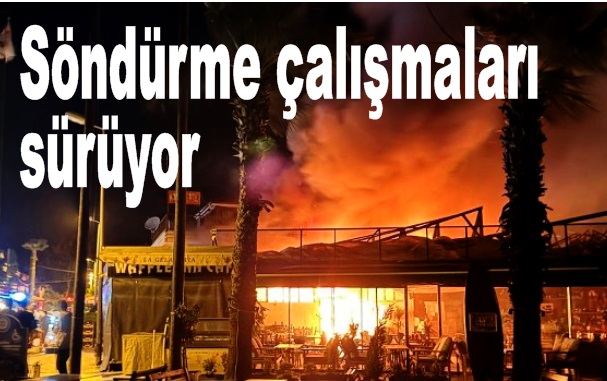 Henüz bilinmeyen bir nedenle yangın çıktı