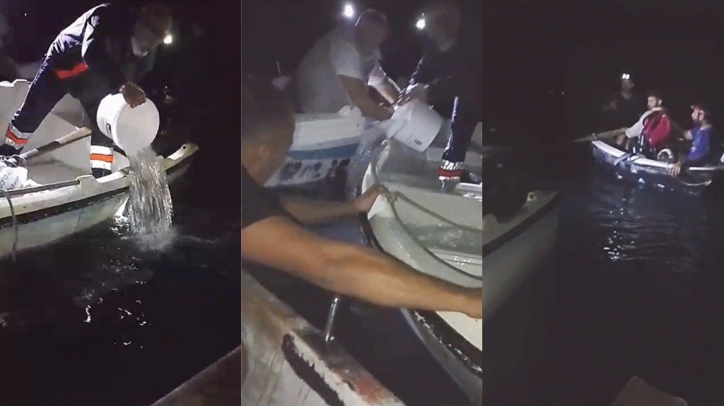  Amatör balıkçıların teknesi alabora oldu, denize düşen 2 kişi kurtarıldı