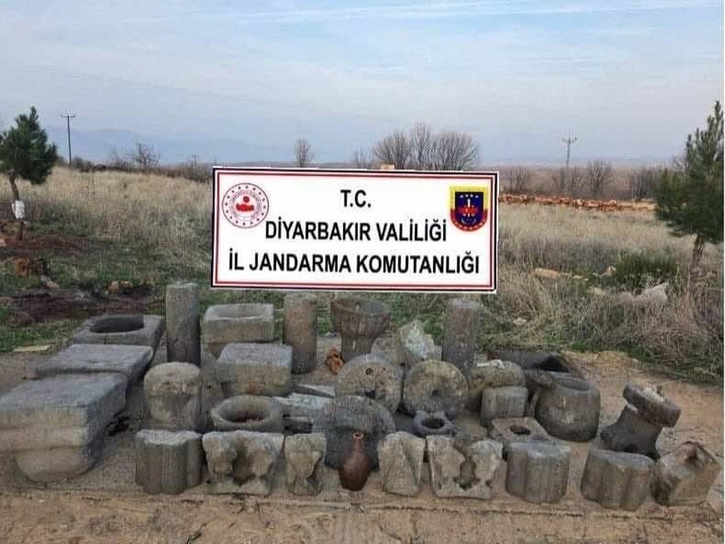 'Anadolu Mirası Operasyonu'nda 36 adet tarihi obje ele geçirildi