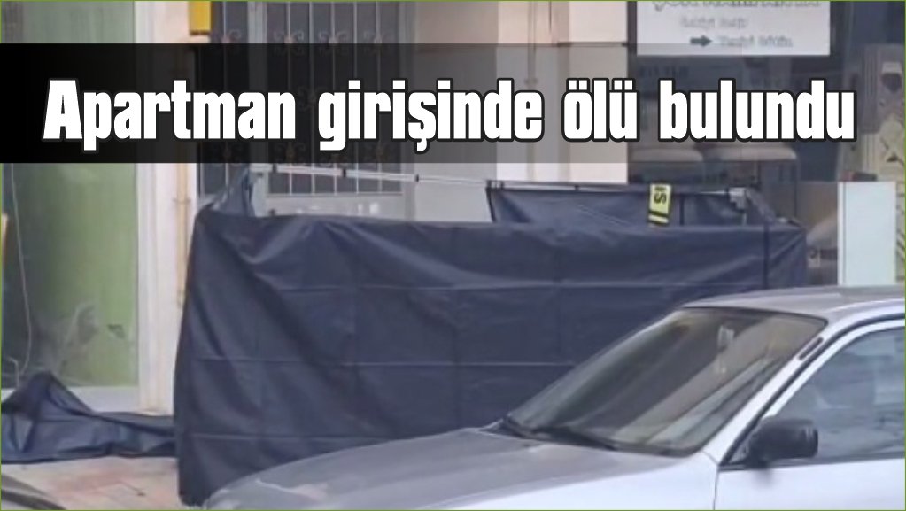 Apartman girişinde ölü bulundu