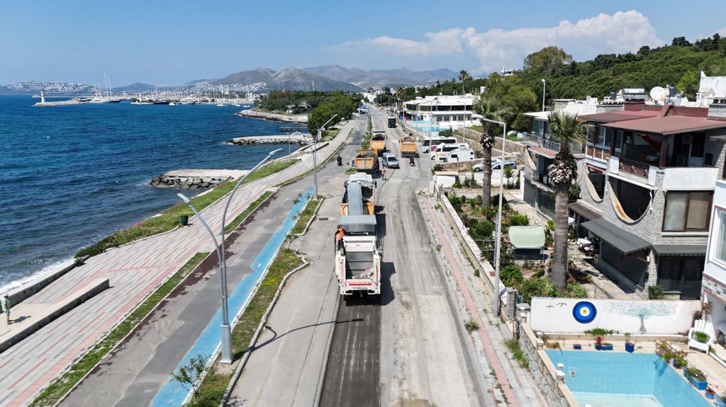 Turgutreis’in yolları yenileniyor