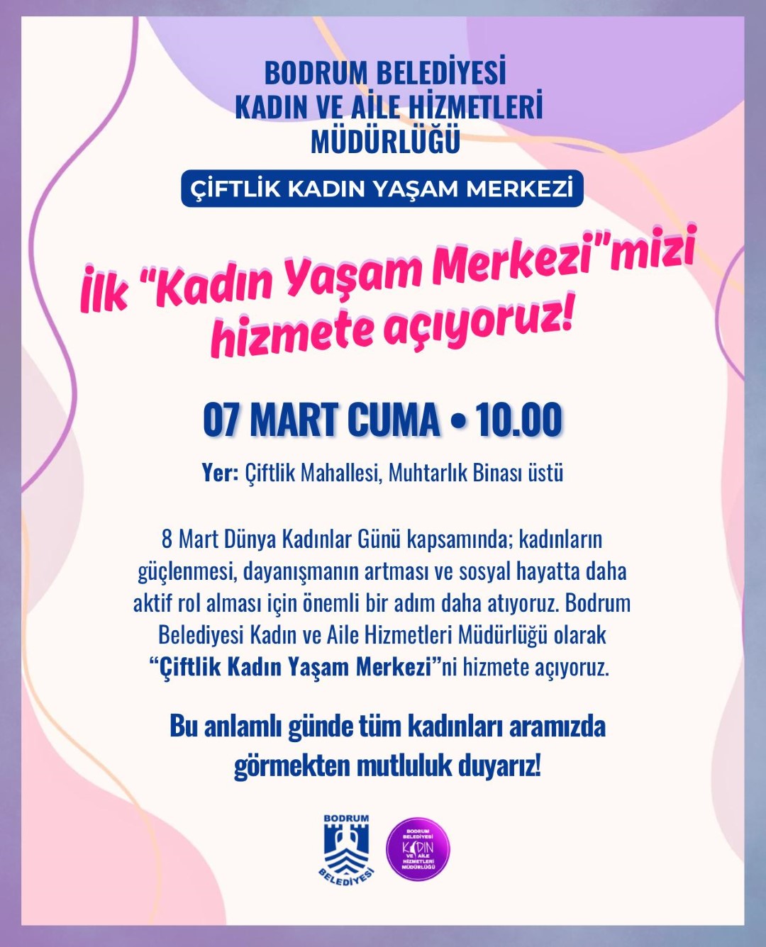 Kadın Yaşam Merkezi açılıyor