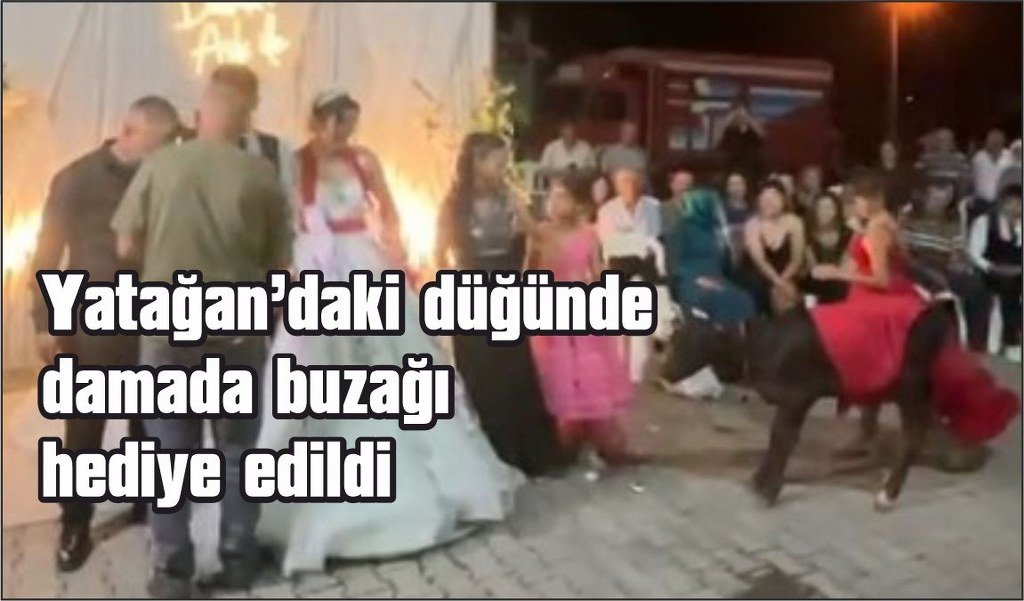 Damadın eniştesinden ilginç düğün hediyesi